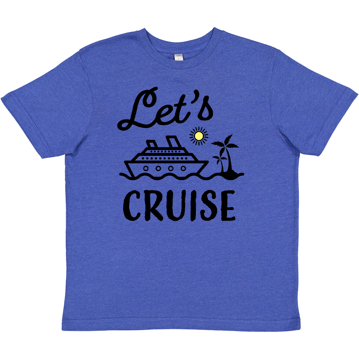 Inktastic Lets Cruise Youth T-Shirt Cruising I Love Cruises Vacation Ocean Sea - Picture 6 of 6