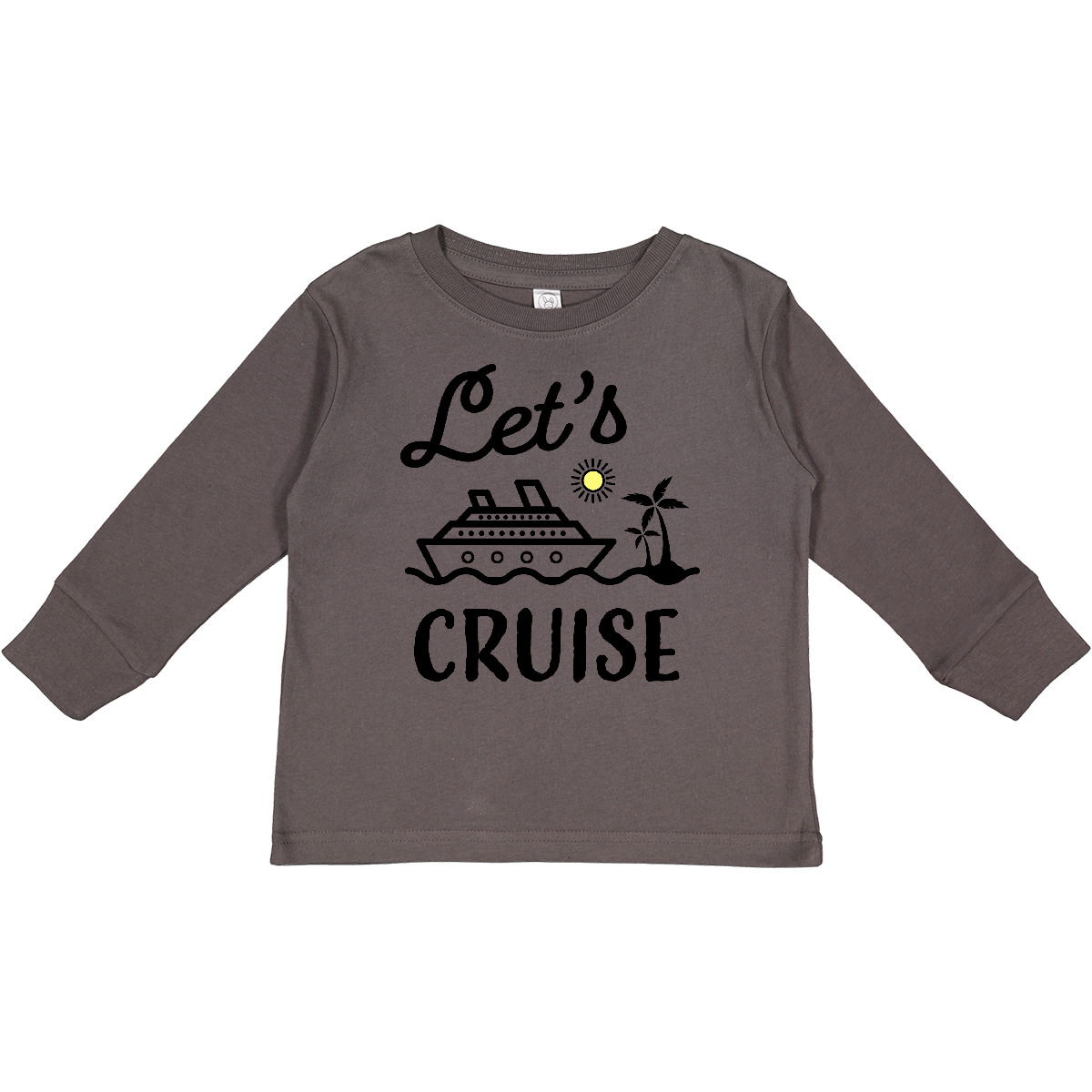 Inktastic Lets Cruise Toddler Long Sleeve T-Shirt Cruising I Love Cruises Ocean - Picture 2 of 3