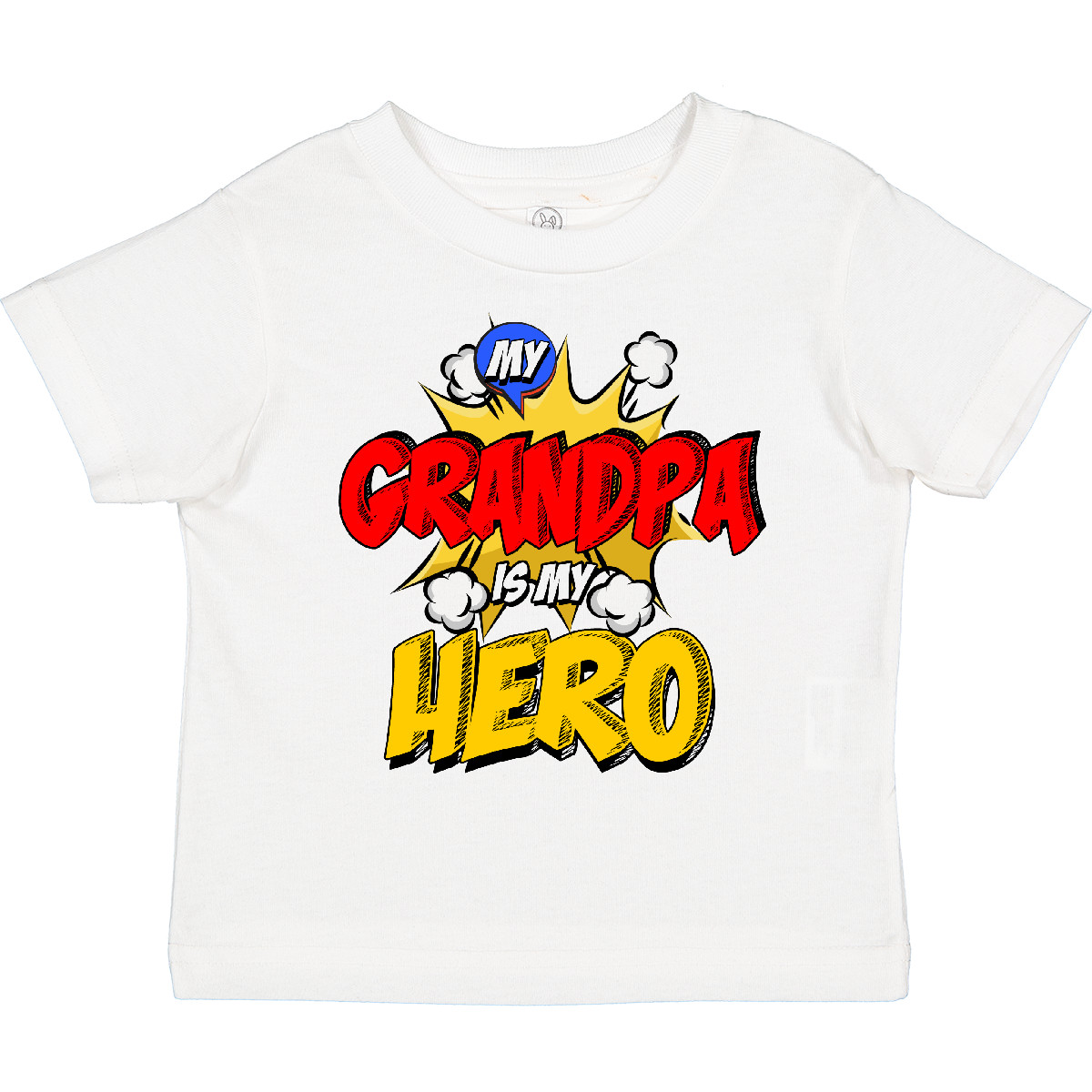 Inktastic Grandpa Is My Hero Toddler T-Shirt Fathers Day Kids Superhero Comic - Picture 9 of 9