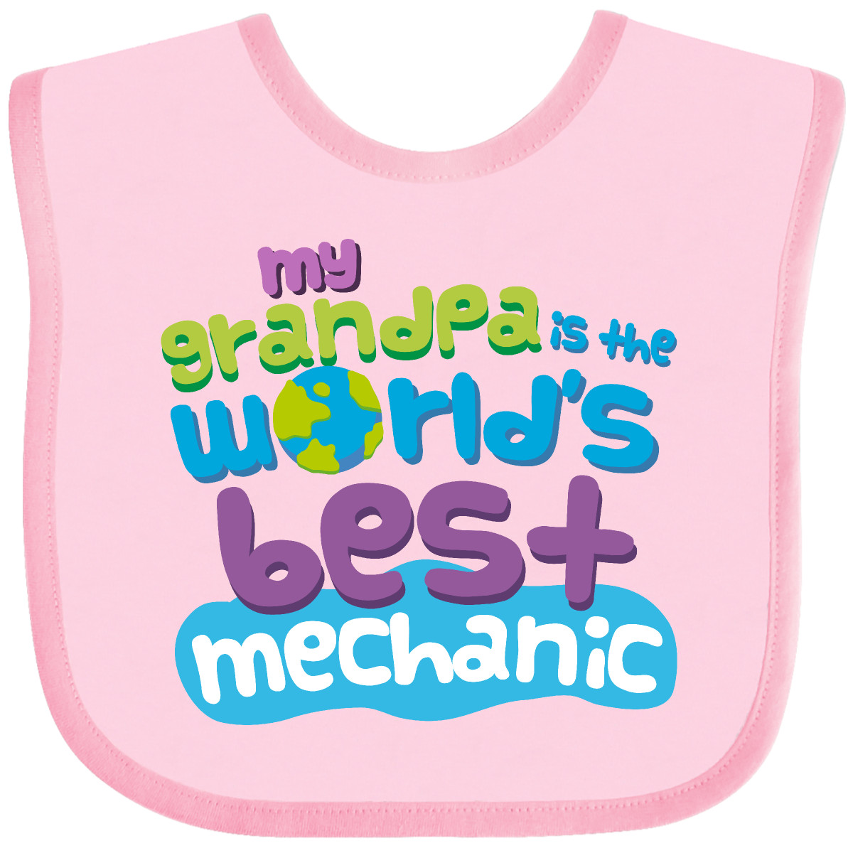 Inktastic Mechaniker Opa Baby Lätzchen Kinder Jungen Mädchen Kleidung Kleinkind HWS - Bild 3 von 9