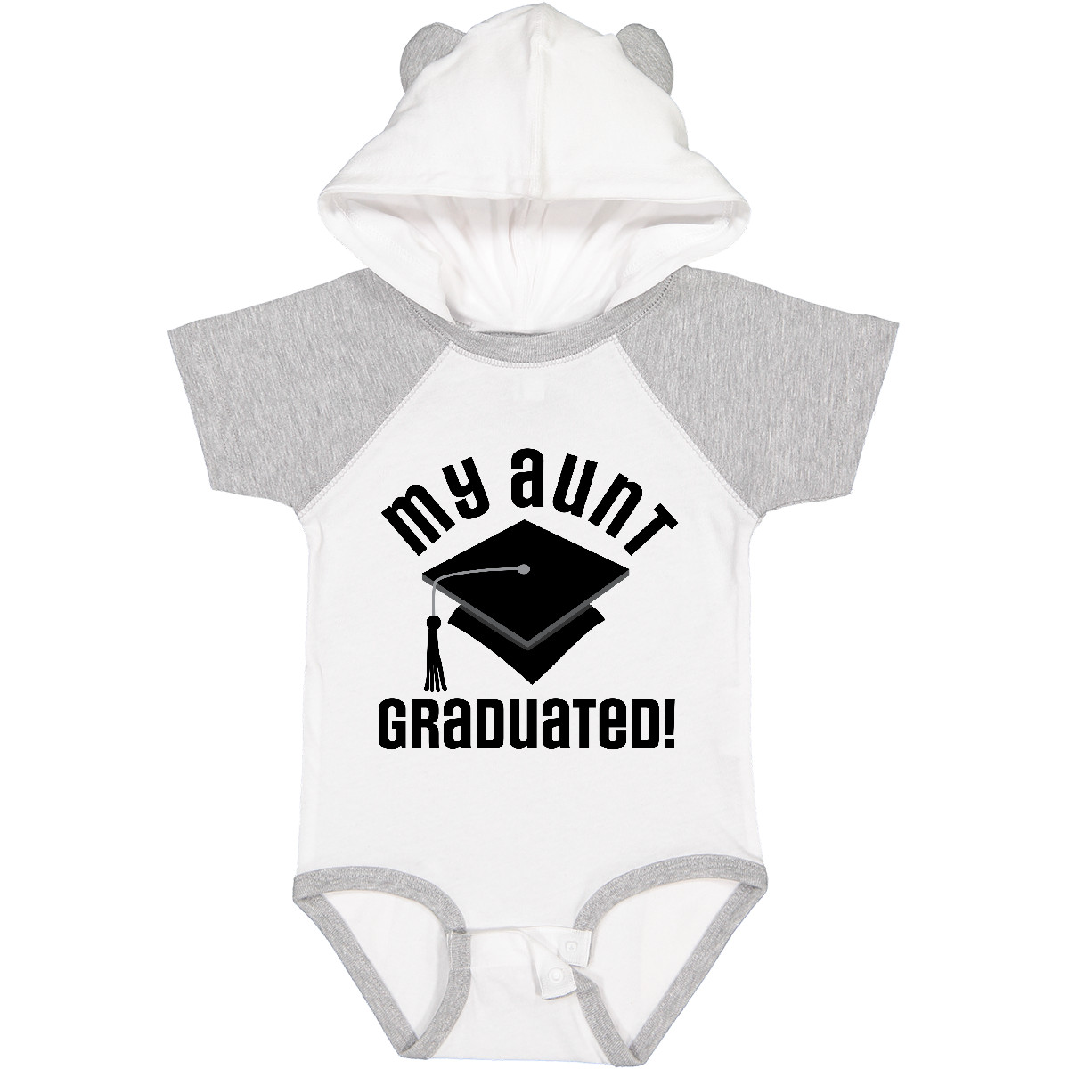 Inktastic My Aunt Graduated Niece Nephew Gift Baby Bodysuit Graduate Boys Girls - Picture 9 of 9