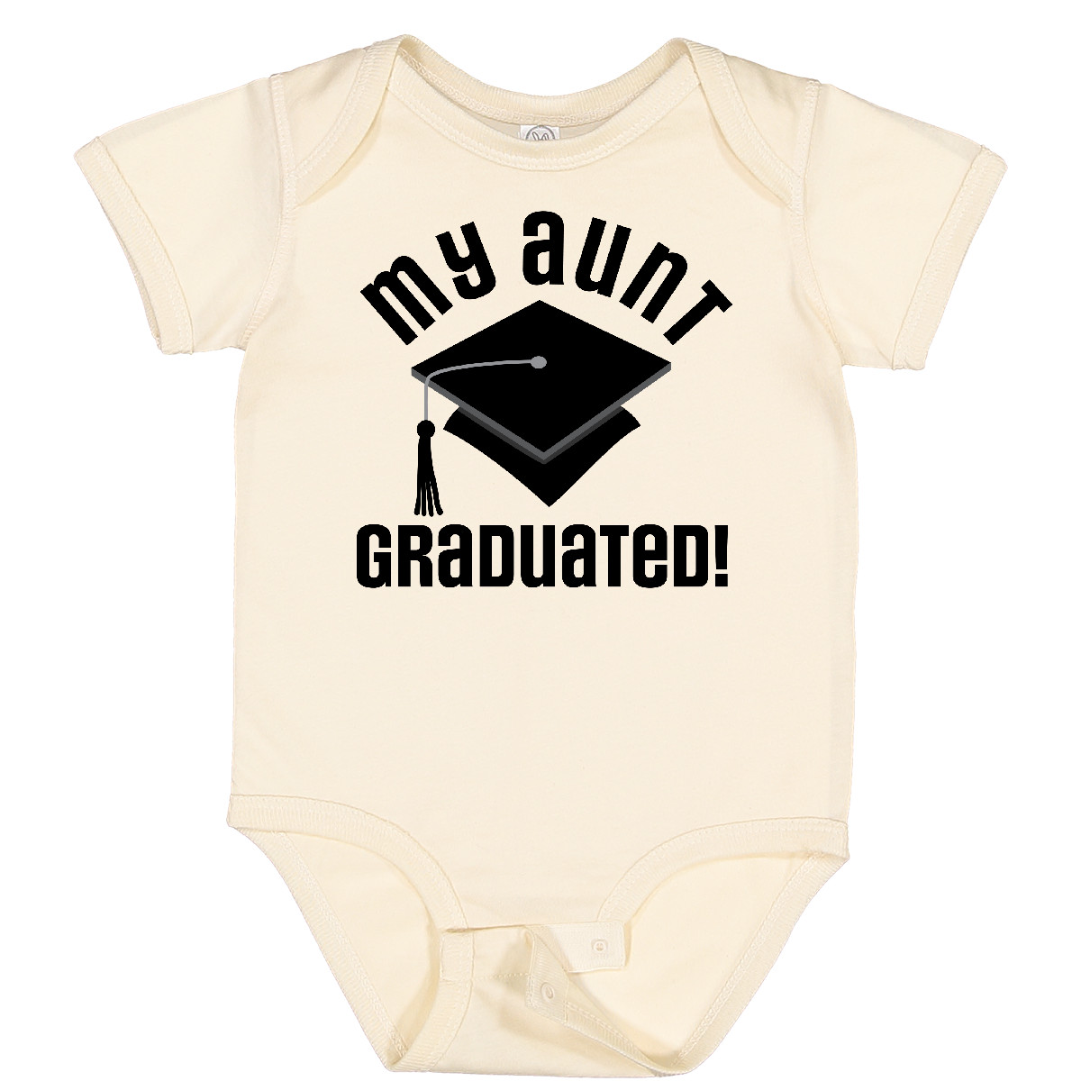 Inktastic My Aunt Graduated Niece Nephew Gift Baby Bodysuit Graduate Boys Girls - Picture 7 of 9