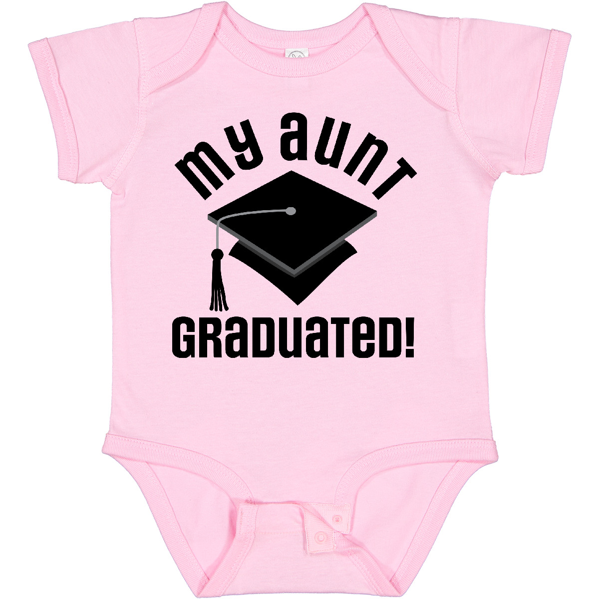 Inktastic My Aunt Graduated Niece Nephew Gift Baby Bodysuit Graduate Boys Girls - Picture 8 of 9