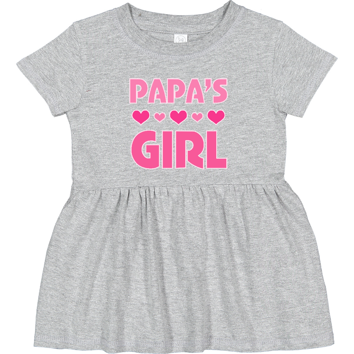 Inktastic Papas Girl Granddaughter Infant Dress Childs Girls Daughter Clothing