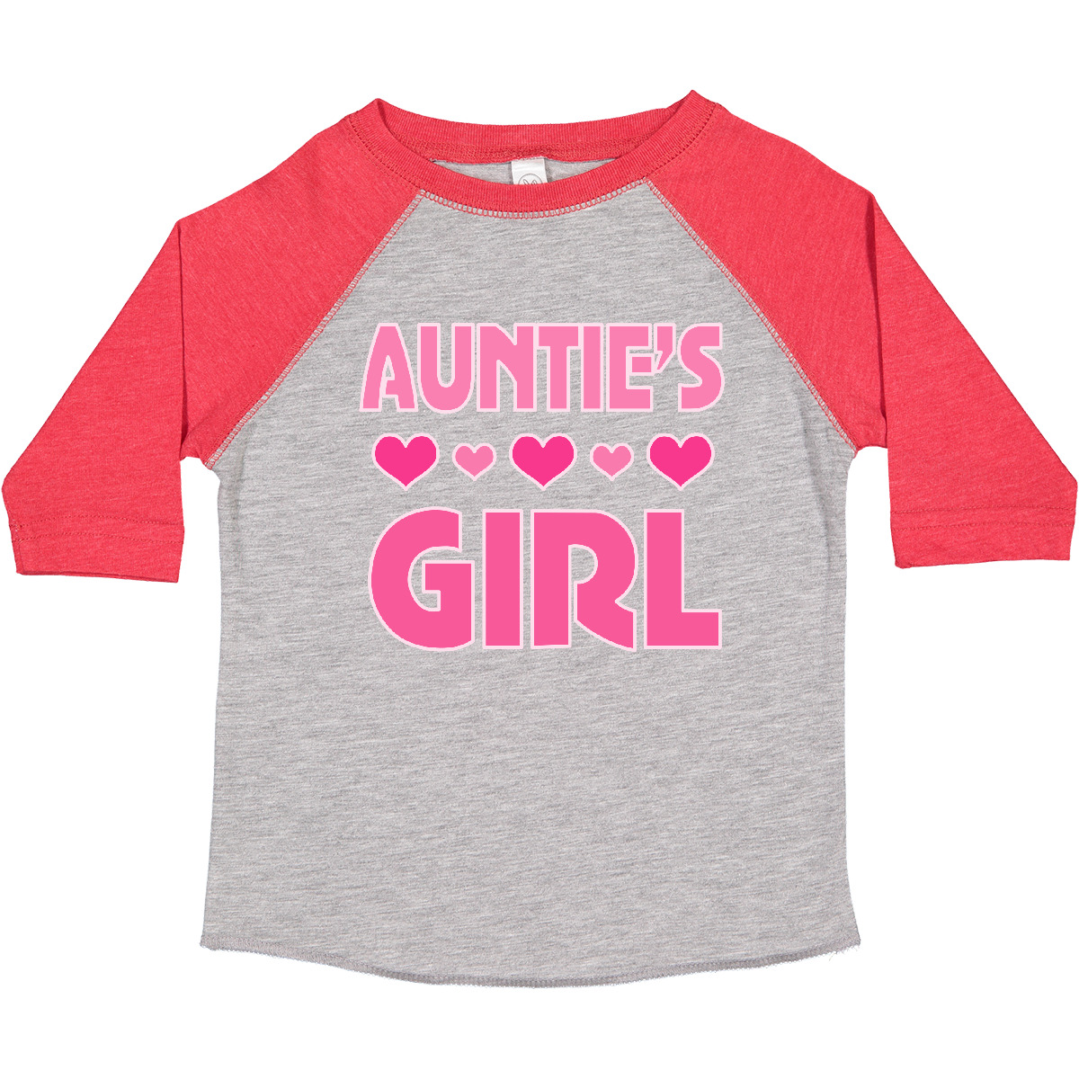 Inktastic Auntie Girl Niece Toddler T-Shirt Aunty Childs Clothing Valentine Day - Picture 7 of 17
