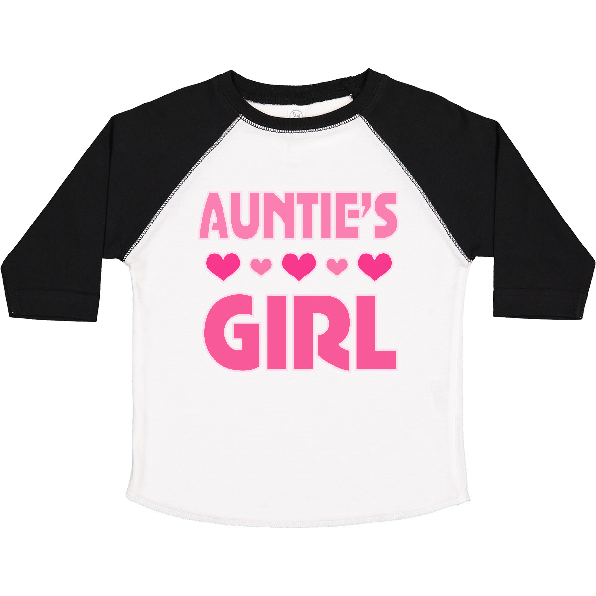 Inktastic Auntie Girl Niece Toddler T-Shirt Aunty Childs Clothing Valentine Day - Picture 17 of 17