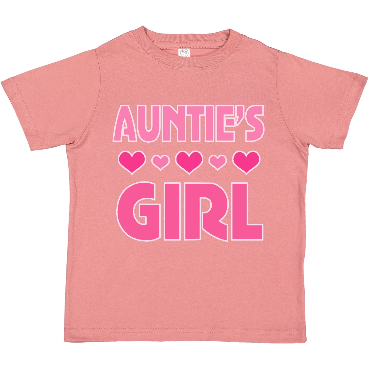 Inktastic Auntie Girl Niece Toddler T-Shirt Aunty Childs Clothing Valentine Day - Picture 10 of 17