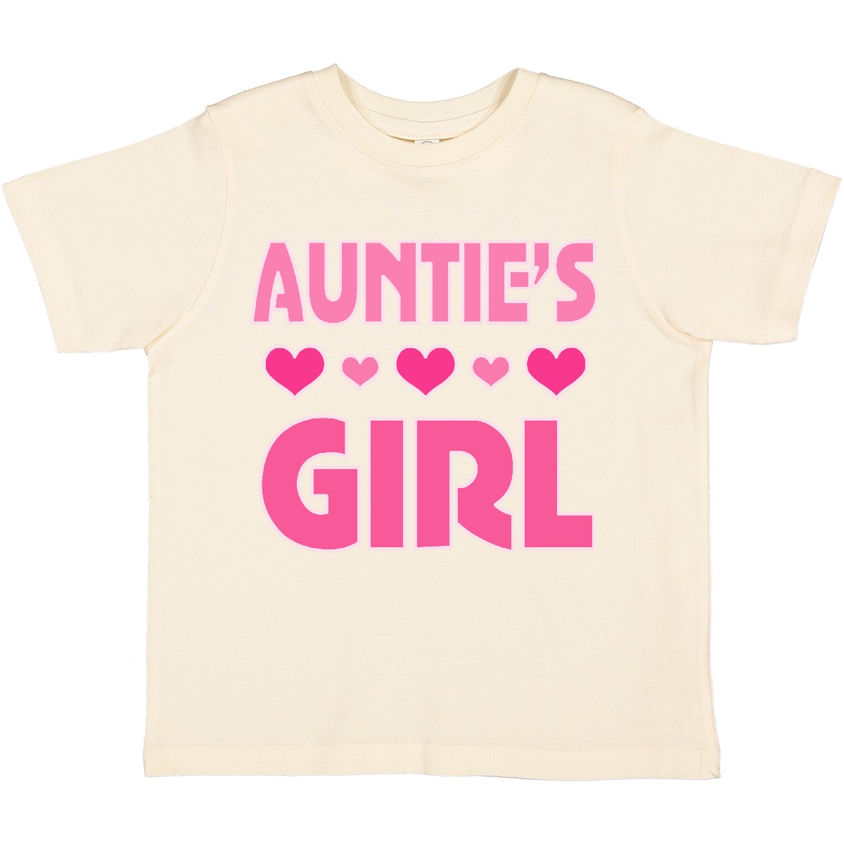Inktastic Auntie Girl Niece Toddler T-Shirt Aunty Childs Clothing Valentine Day - Picture 11 of 17