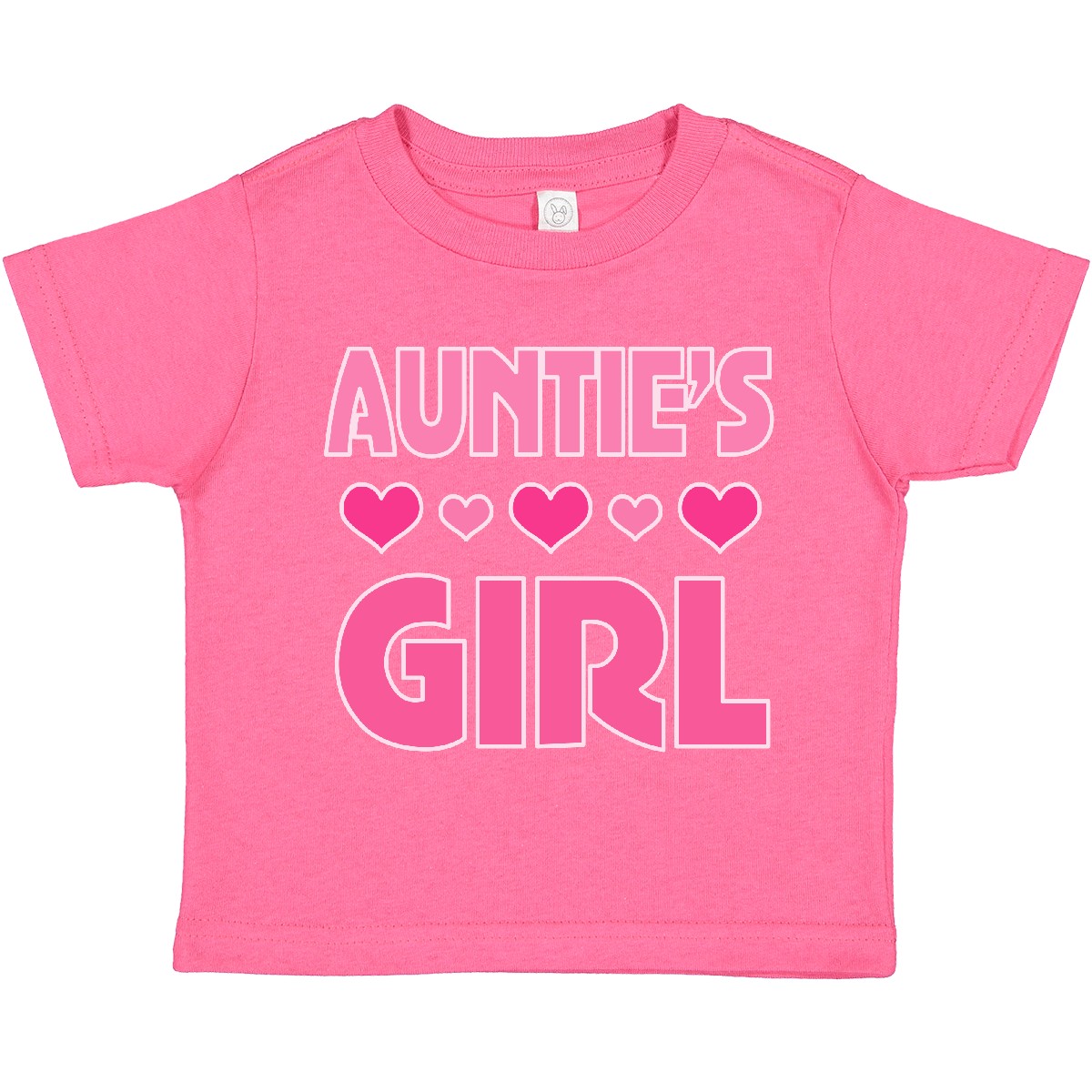 Inktastic Auntie Girl Niece Toddler T-Shirt Aunty Childs Clothing Valentine Day - Picture 9 of 17