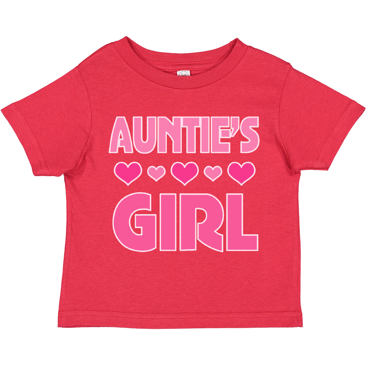 Inktastic Auntie Girl Niece Toddler T-Shirt Aunty Childs Clothing Valentine Day - Picture 13 of 17