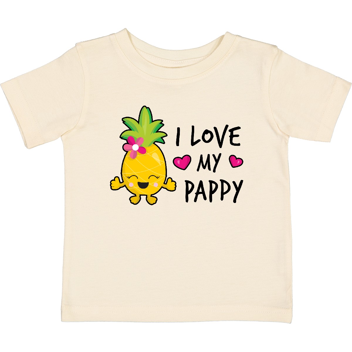 Inktastic I Love My Pappy With Pineapple Baby T-Shirt Summer Grandpa Sun Fun - Picture 3 of 3