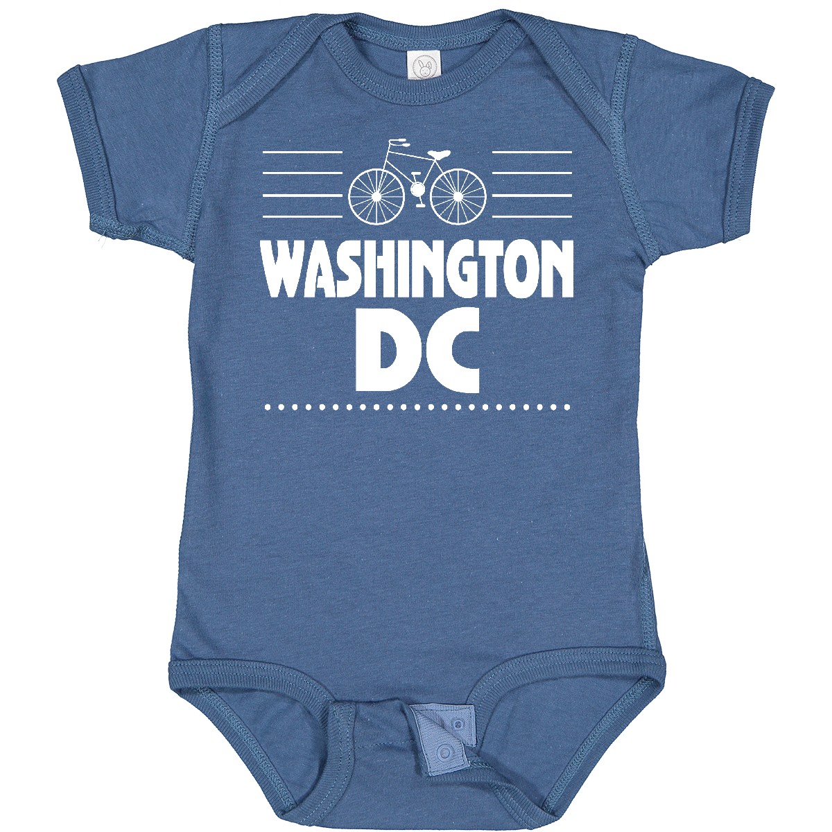 Inktastic Washington DC Biking Baby Bodysuit Cities Cycling Mountain Bike No Hws