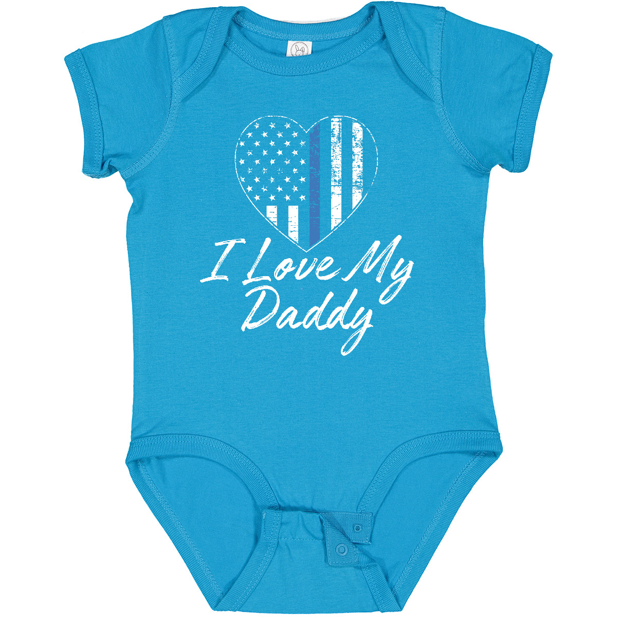 Inktastic Police Officer Daddy Law Enforcement Baby Bodysuit Policeman Dad Thin - Picture 9 of 11