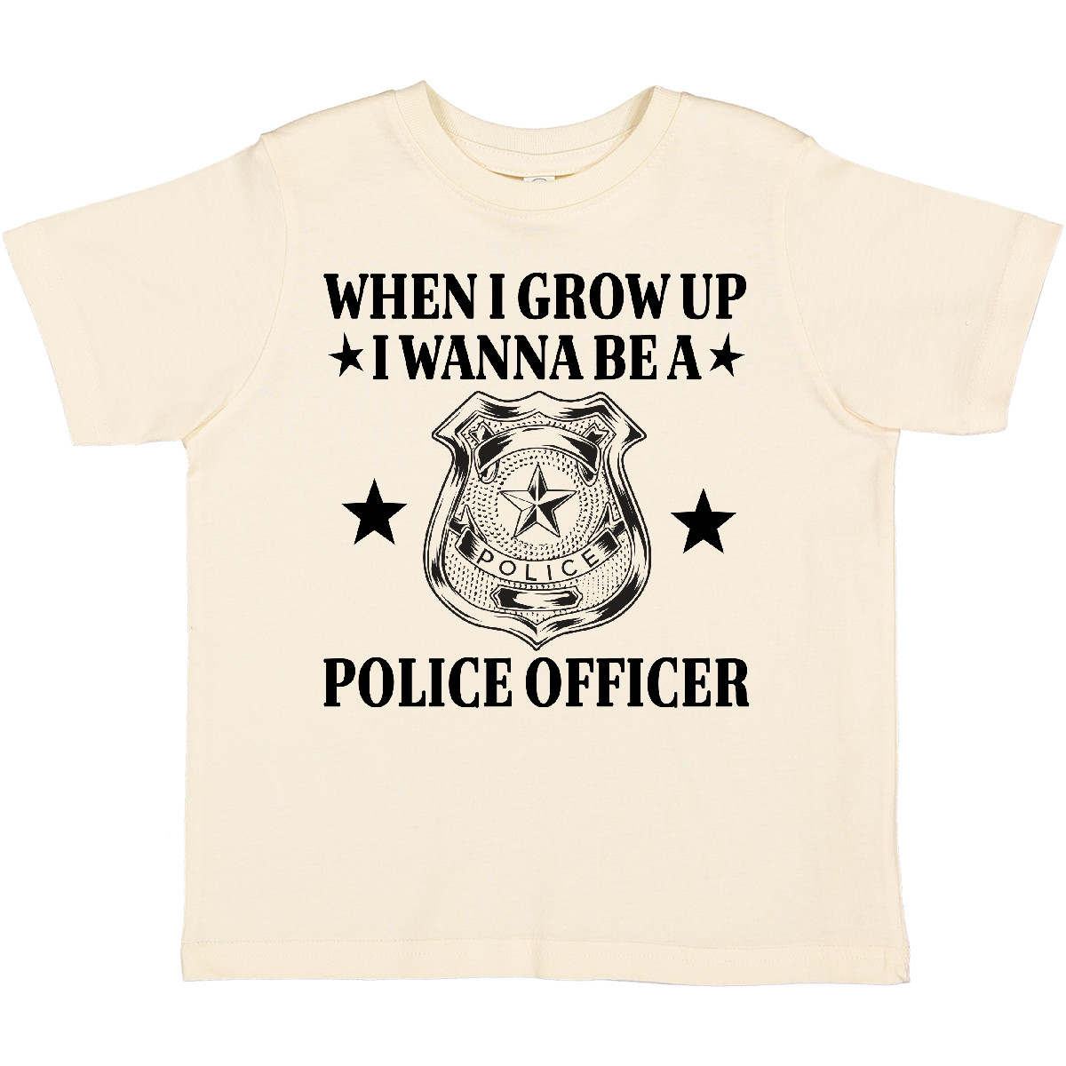 Inktastic Future Police Officer Badge Toddler T-Shirt Policeman Law Enforcement - Picture 3 of 5
