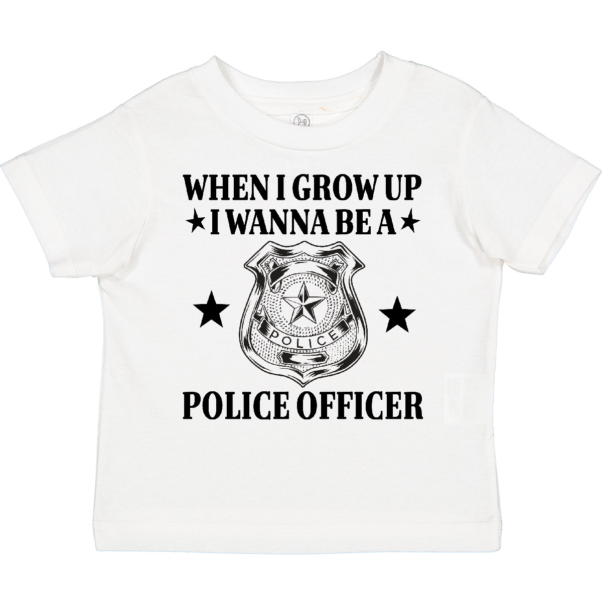 Inktastic Future Police Officer Badge Toddler T-Shirt Policeman Law Enforcement - Picture 5 of 5