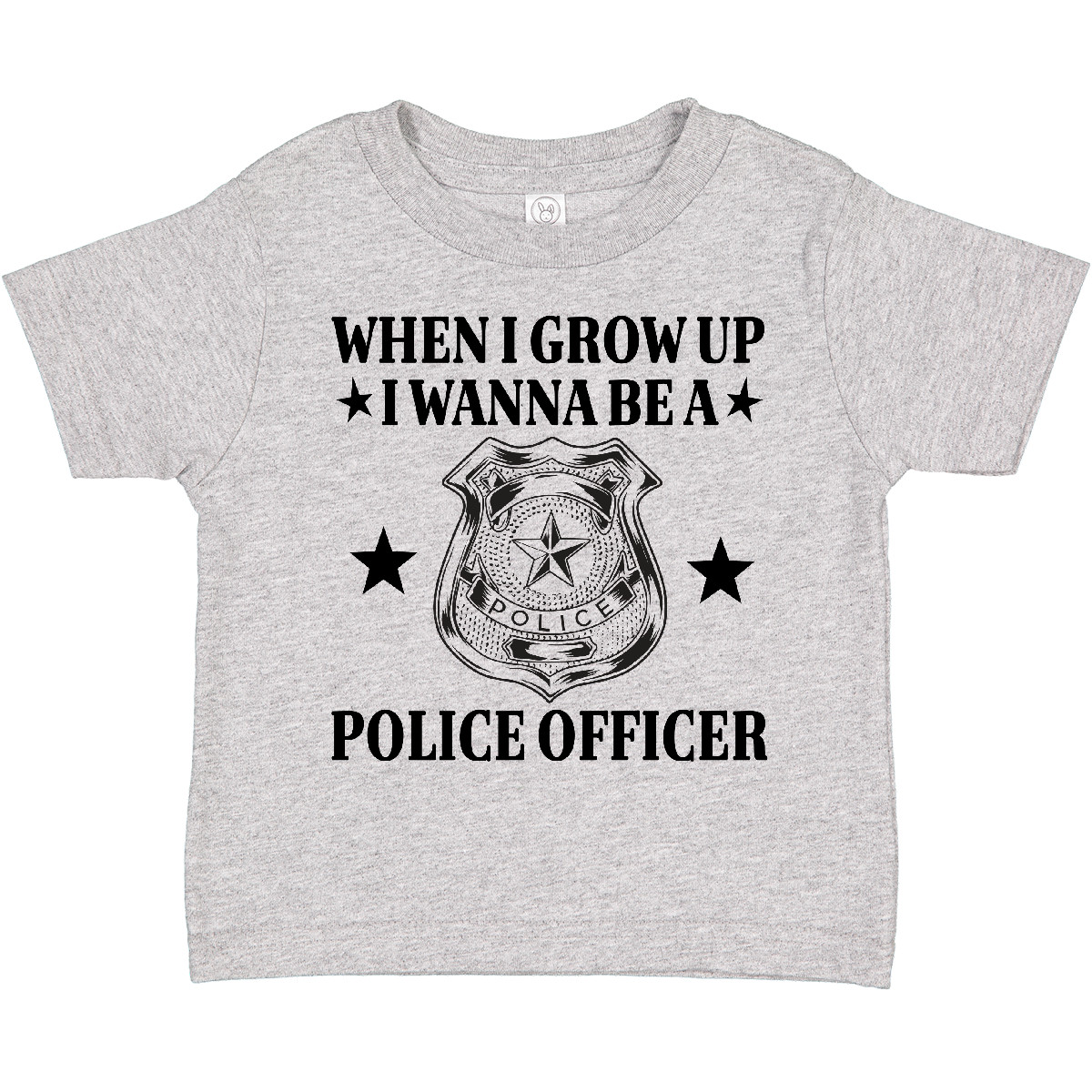 Inktastic Future Police Officer Badge Toddler T-Shirt Policeman Law Enforcement - Picture 2 of 5