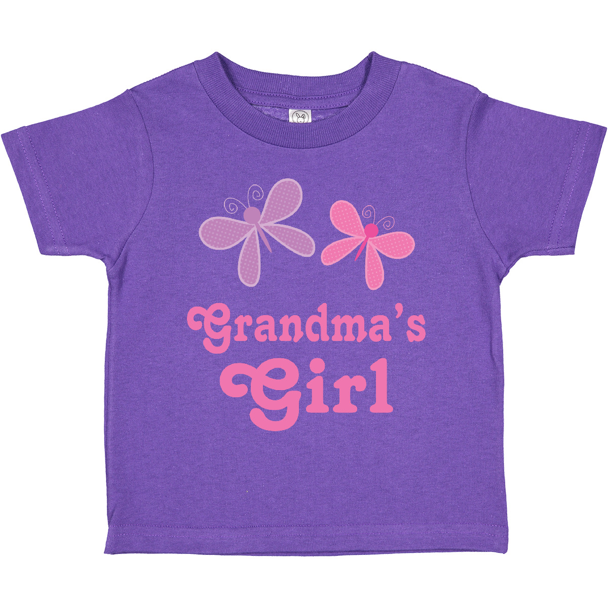 Inktastic Grandma's Girl Grandchild Butterfly Toddler T-Shirt From Grandma Girls - Picture 12 of 18