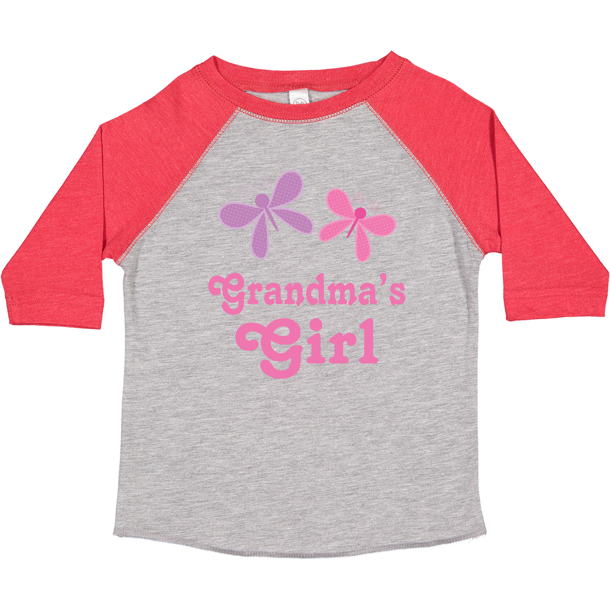 Inktastic Grandma's Girl Grandchild Butterfly Toddler T-Shirt From Grandma Girls - Picture 7 of 18