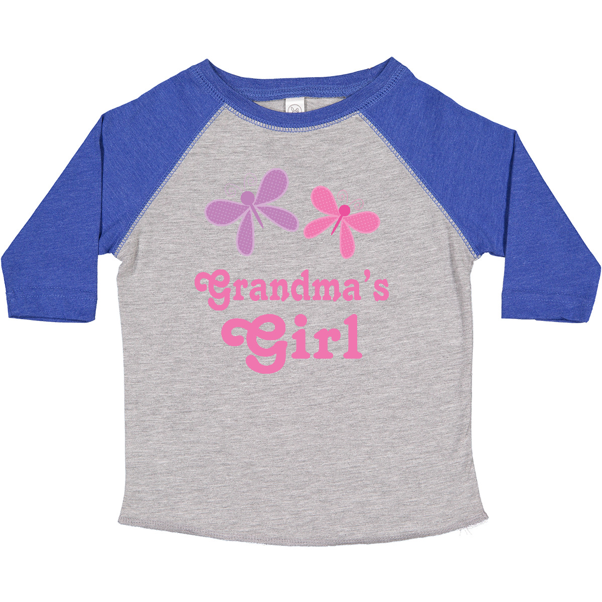 Inktastic Grandma's Girl Grandchild Butterfly Toddler T-Shirt From Grandma Girls - Picture 8 of 18