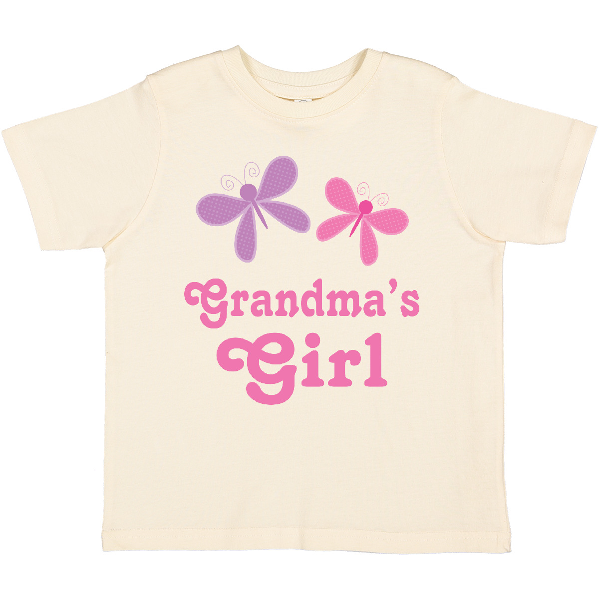 Inktastic Grandma's Girl Grandchild Butterfly Toddler T-Shirt From Grandma Girls - Picture 11 of 18