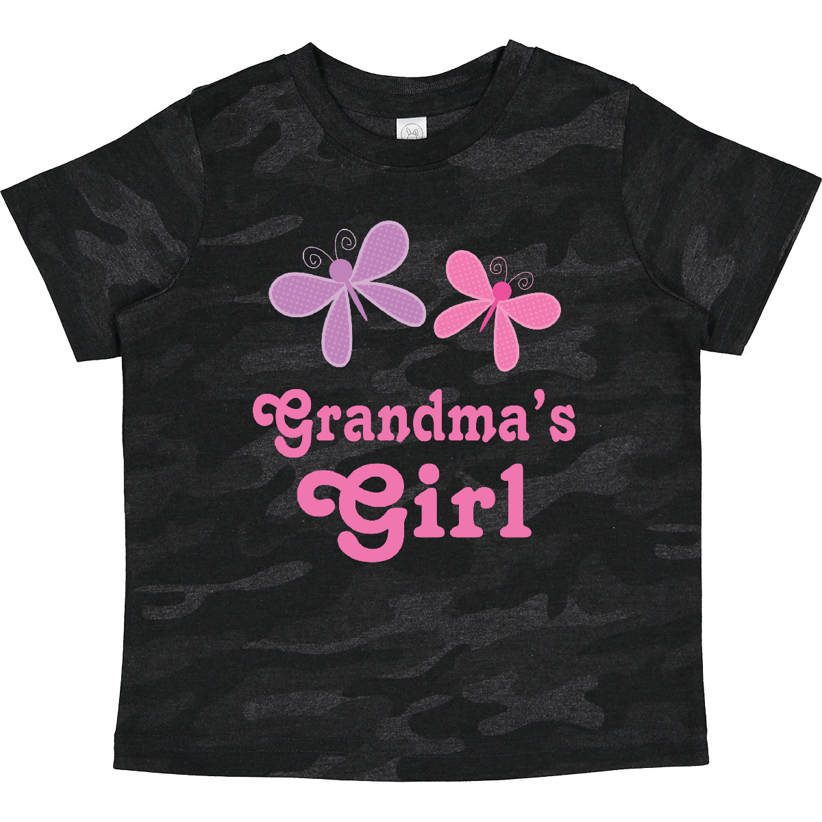 Inktastic Grandma's Girl Grandchild Butterfly Toddler T-Shirt From Grandma Girls - Picture 14 of 18