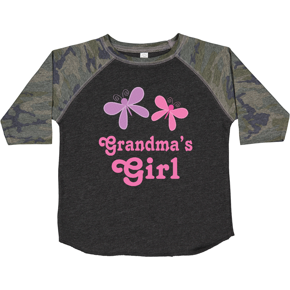 Inktastic Grandma's Girl Grandchild Butterfly Toddler T-Shirt From Grandma Girls - Picture 13 of 18