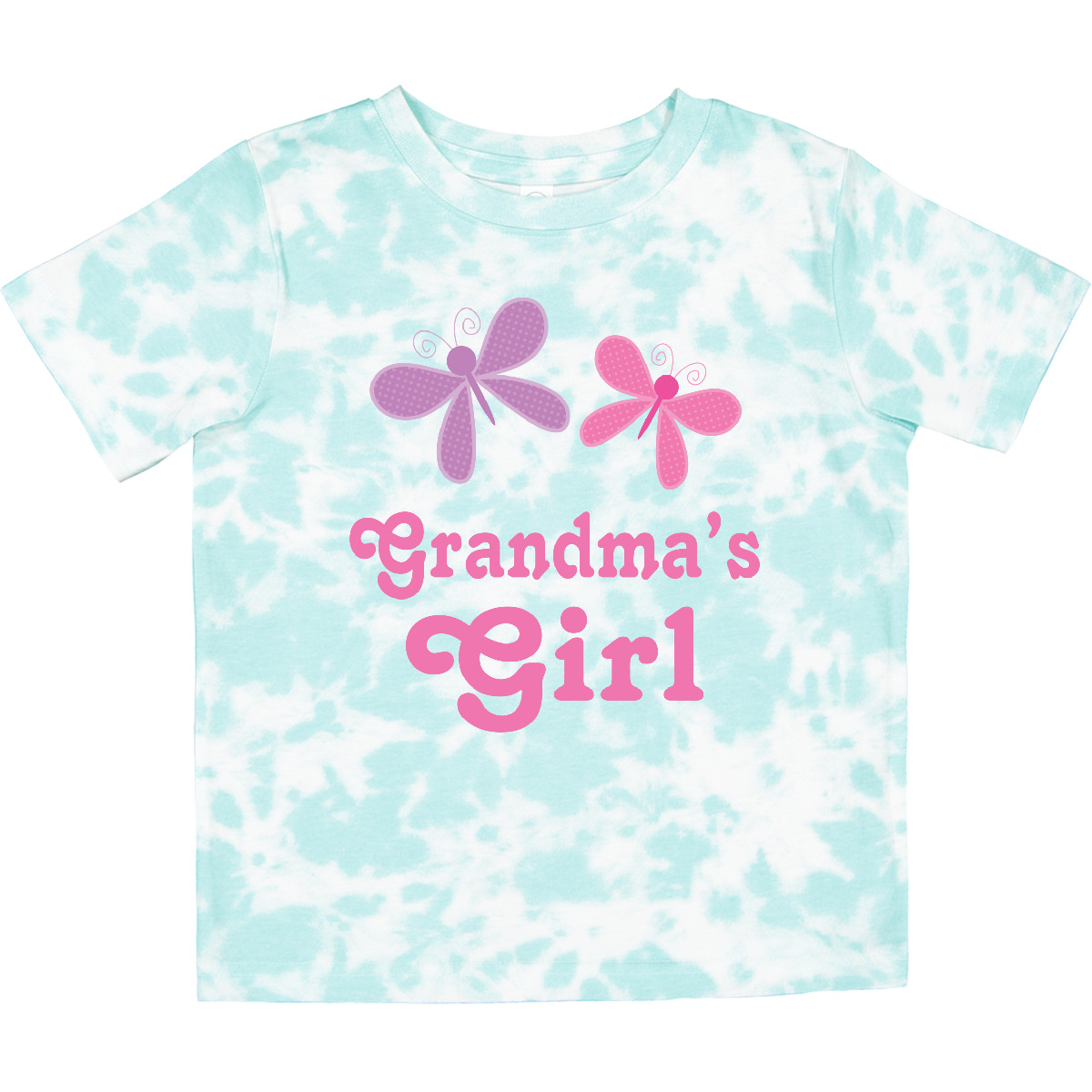 Inktastic Grandma's Girl Grandchild Butterfly Toddler T-Shirt From Grandma Girls - Picture 15 of 18