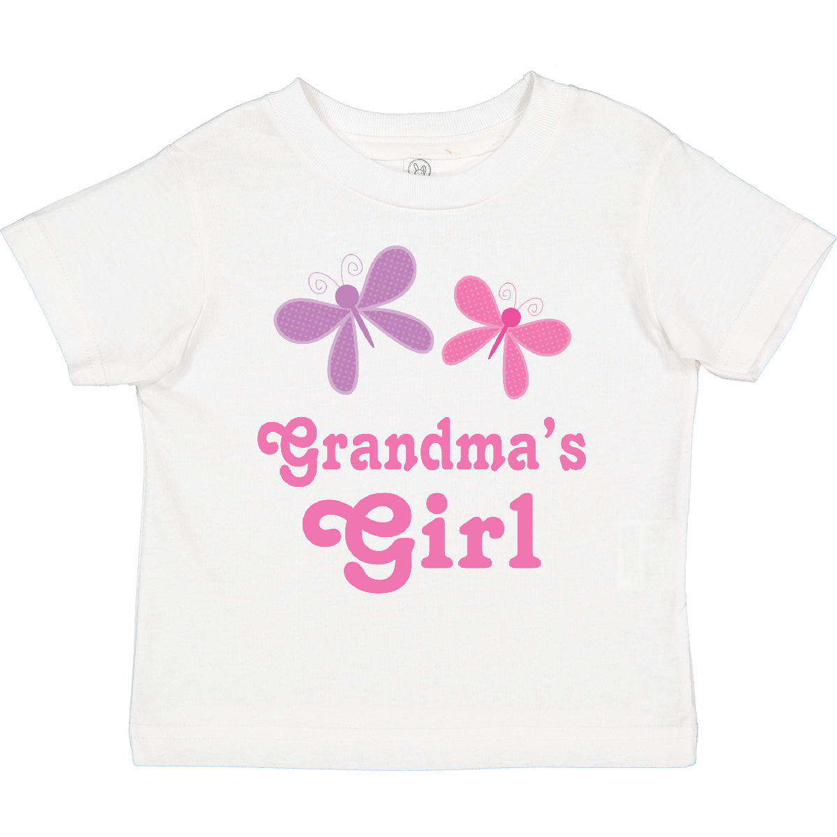 Inktastic Grandma's Girl Grandchild Butterfly Toddler T-Shirt From Grandma Girls - Picture 17 of 18
