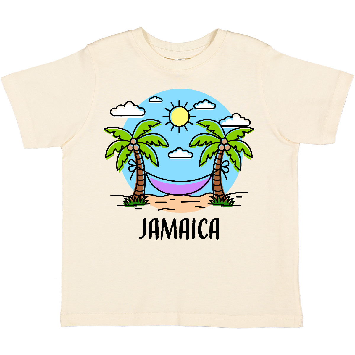 Inktastic Summer Vacation In Jamaica Toddler T-Shirt Caribbean Spring Break Palm - Picture 3 of 7
