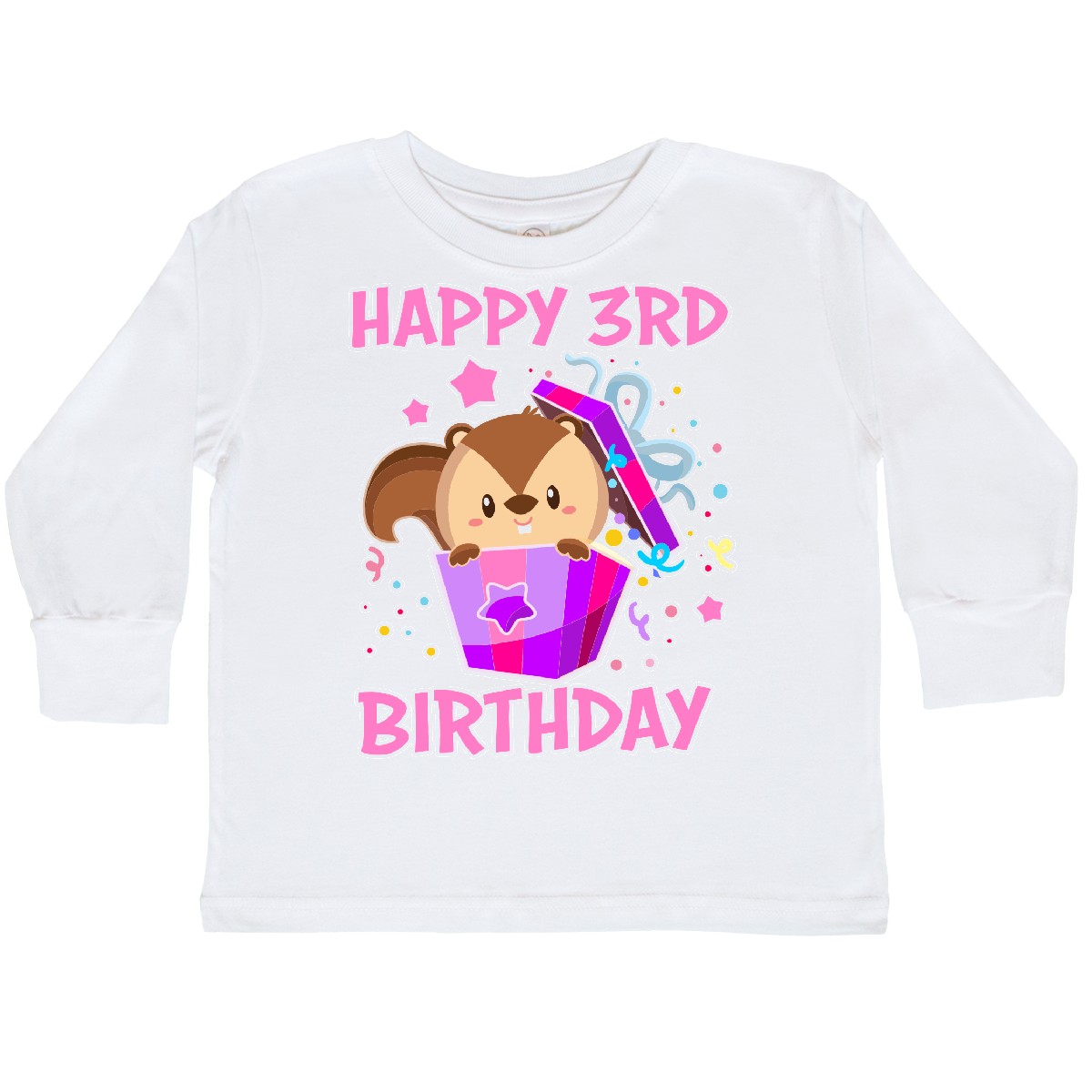 inktastic Its My 5th Birthday with Cat in Glasses Toddler Long Sleeve T-Shirt