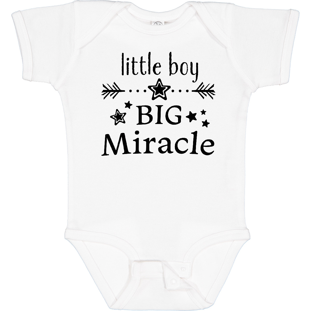 Inktastic Little Boy, Big Miracle Baby Bodysuit Firstborn New Parents Happy Nicu - Picture 4 of 5