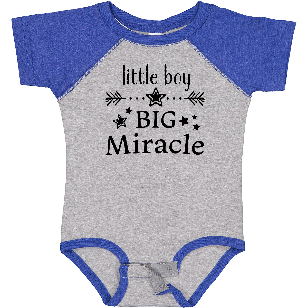 Inktastic Little Boy, Big Miracle Baby Bodysuit Firstborn New Parents Happy Nicu - Picture 2 of 5