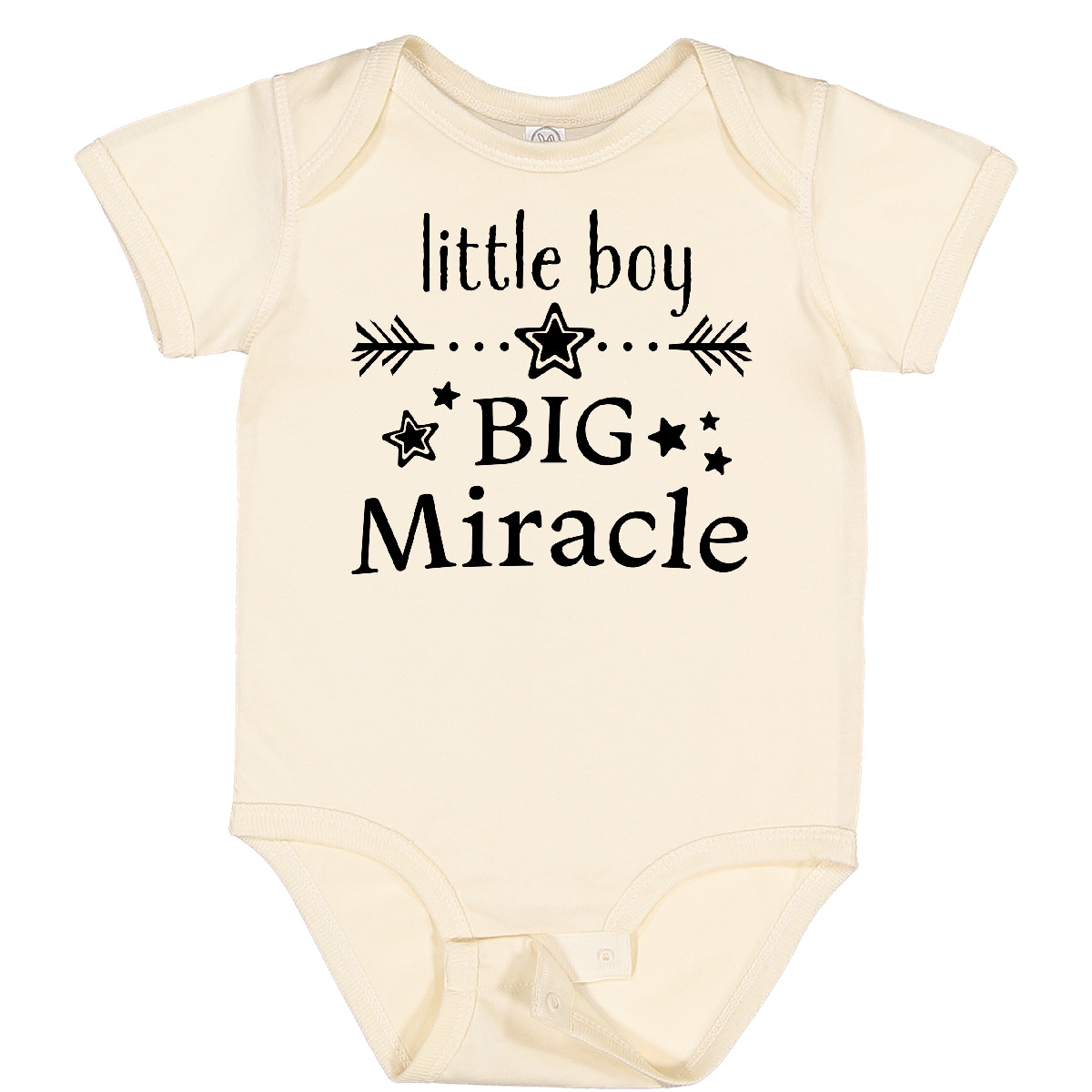 Inktastic Little Boy, Big Miracle Baby Bodysuit Firstborn New Parents Happy Nicu - Picture 3 of 5