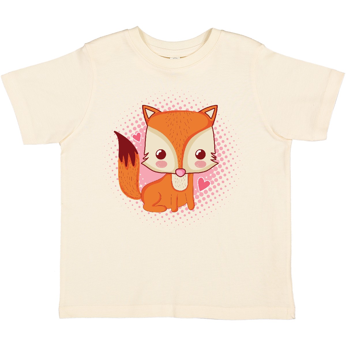 Inktastic Fox Girl Cute Woodland Animal Toddler T-Shirt Animals Girls Girly Pets - Picture 6 of 8