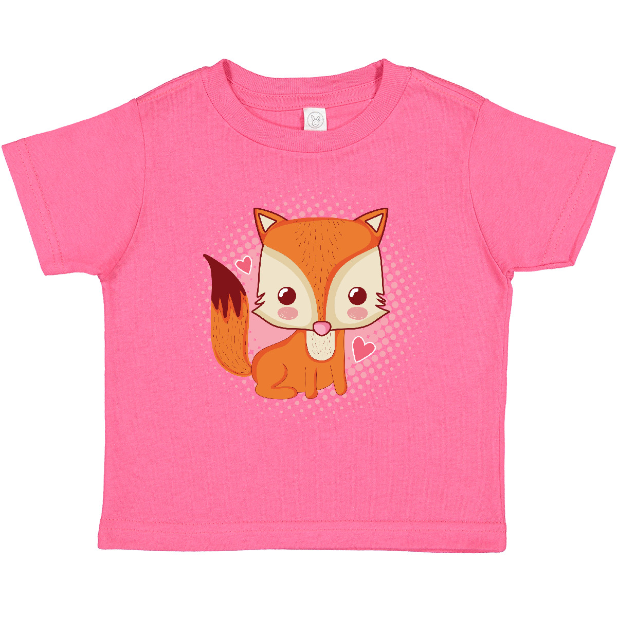 Inktastic Fox Girl Cute Woodland Animal Toddler T-Shirt Animals Girls Girly Pets - Picture 5 of 8