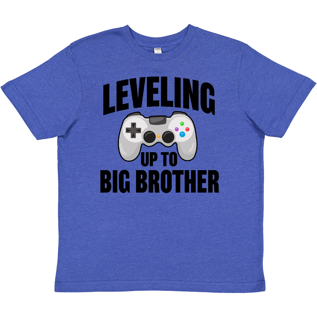Inktastic Leveling Up To Big Brother Youth T-Shirt Bro Little Brothers Gamer Tee - Picture 5 of 6