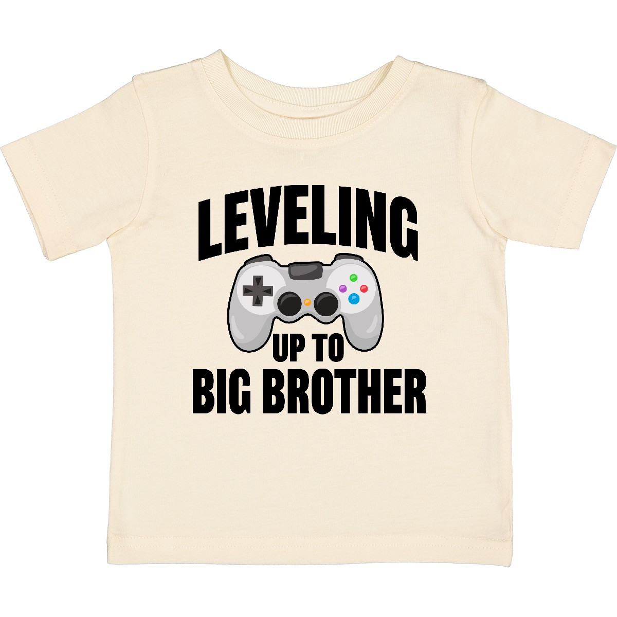 Inktastic Leveling Up To Big Brother Baby T-Shirt Bro Little Brothers Gamer Game - Picture 4 of 7