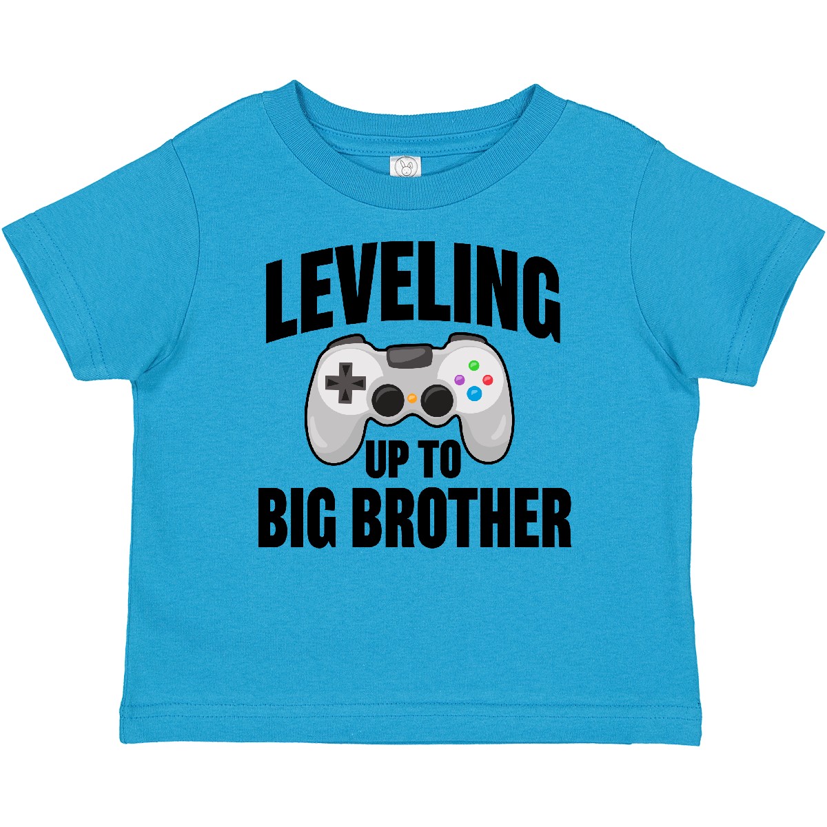Inktastic Leveling Up To Big Brother Baby T-Shirt Bro Little Brothers Gamer Game - Picture 6 of 7