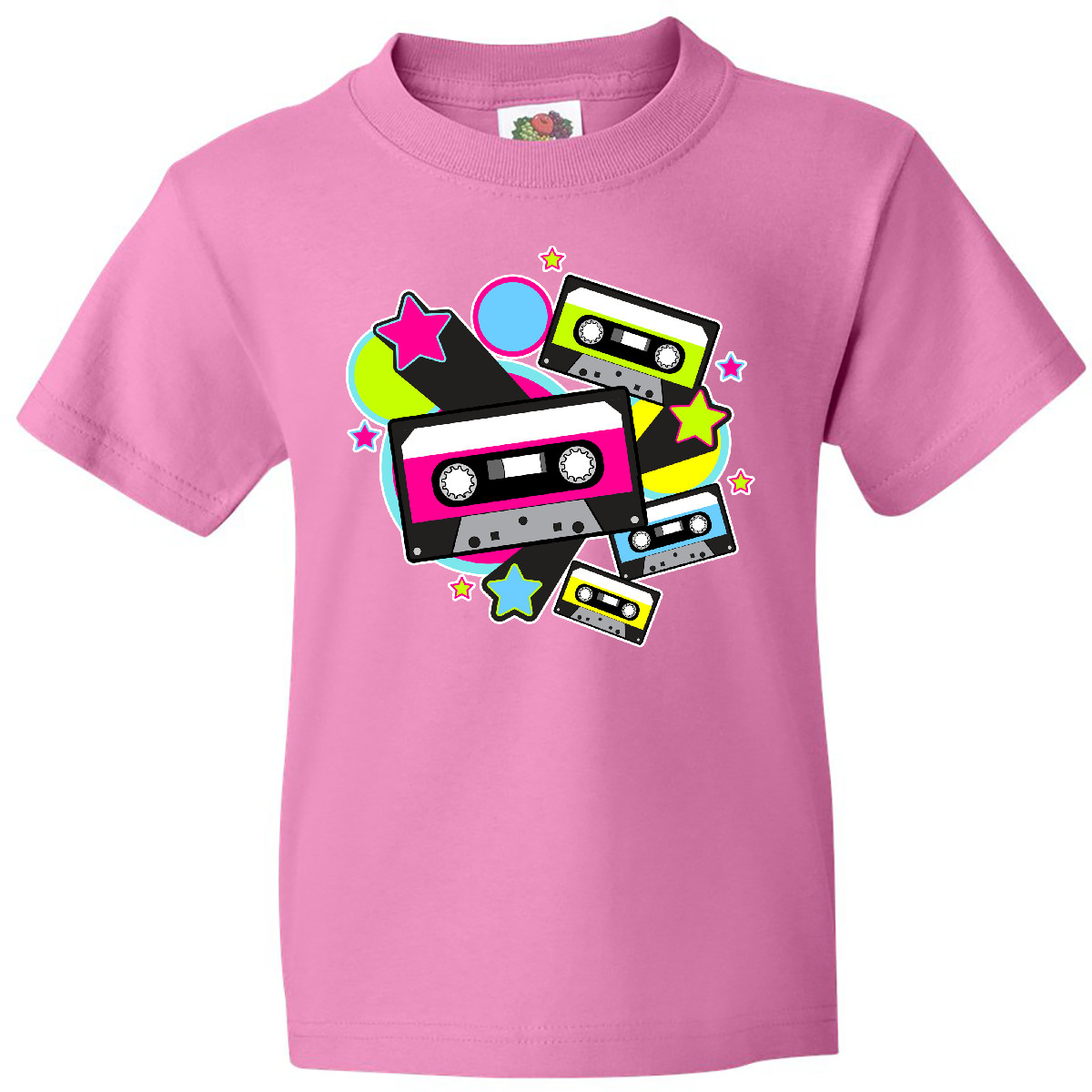 Inktastic The 80s Cassette Tapes Youth T-Shirt Tape Theme Eighties Born Rock Tee - Picture 2 of 8