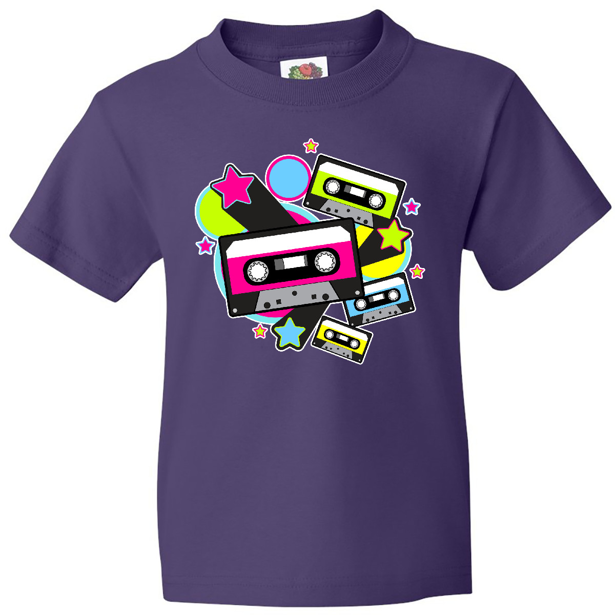 Inktastic The 80s Cassette Tapes Youth T-Shirt Tape Theme Eighties Born Rock Tee - Picture 5 of 8