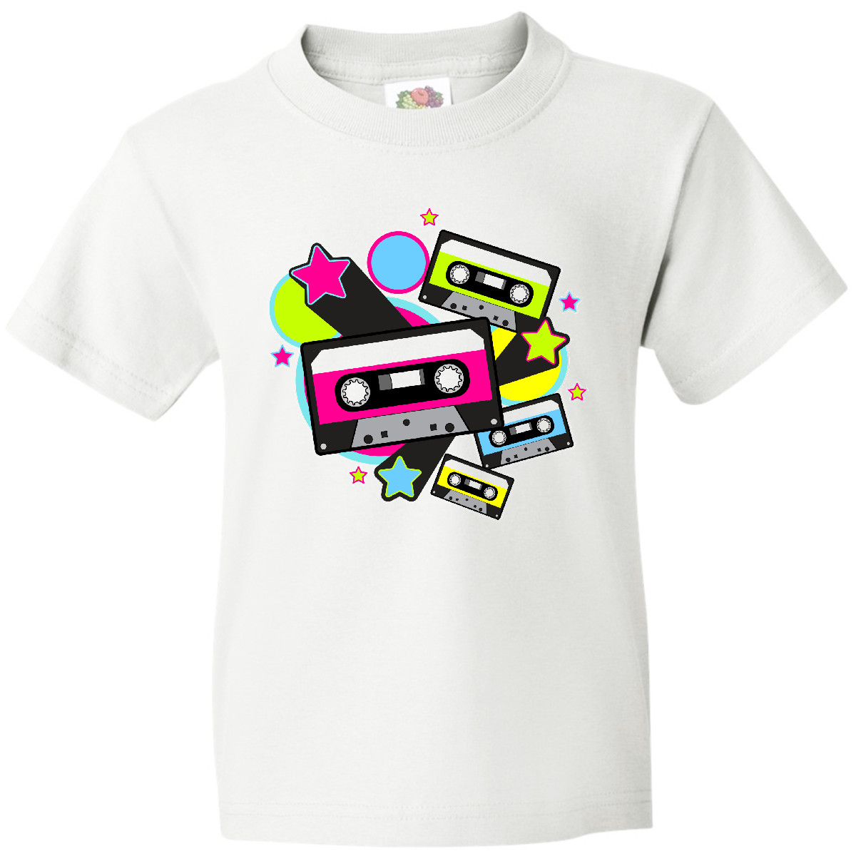 Inktastic The 80s Cassette Tapes Youth T-Shirt Tape Theme Eighties Born Rock Tee - Picture 8 of 8