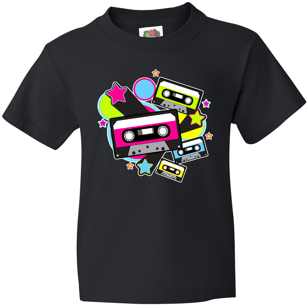 Inktastic The 80s Cassette Tapes Youth T-Shirt Tape Theme Eighties Born Rock Tee - Picture 3 of 8
