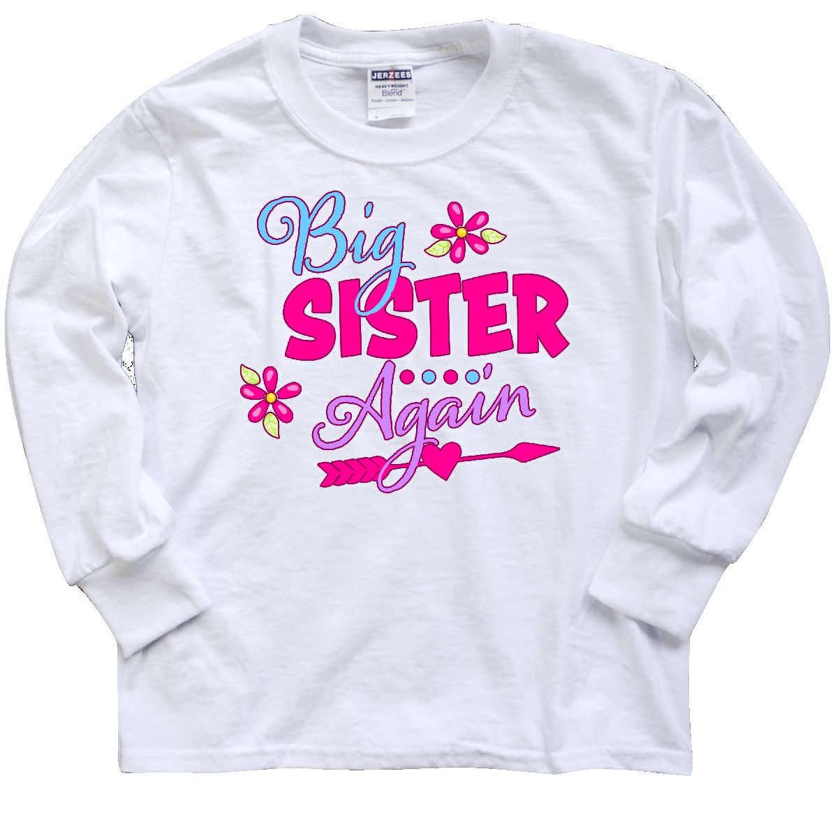 Inktastic Big Sister To A Little Mr White Infant Dress Siblings Sis Girl Brother