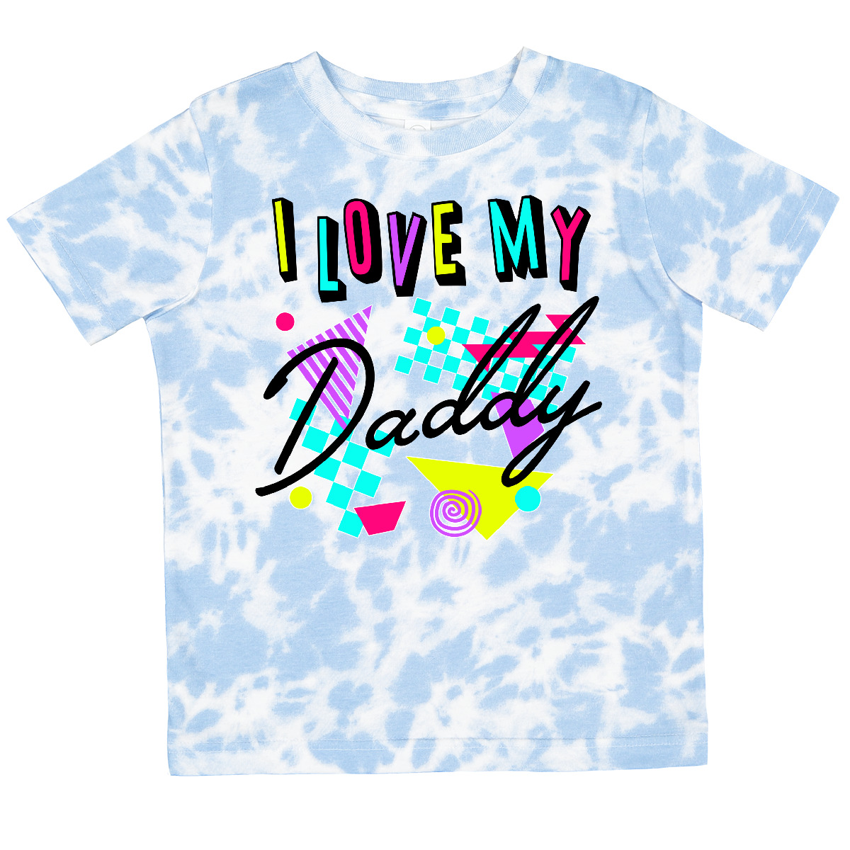 Inktastic I Love My Daddy - Camiseta Estilo Retro Años 80 Niño Familia Papá Padre Diversión - Imagen 7 de 7