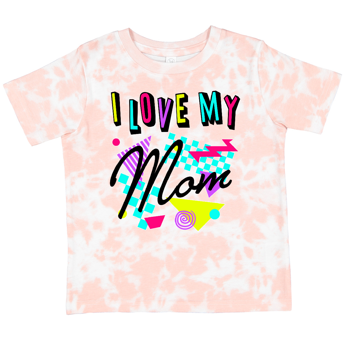 Inktastic I Love My Mom- 80s Retro Style Toddler T-Shirt Family Mother Cool Fun - Picture 12 of 14