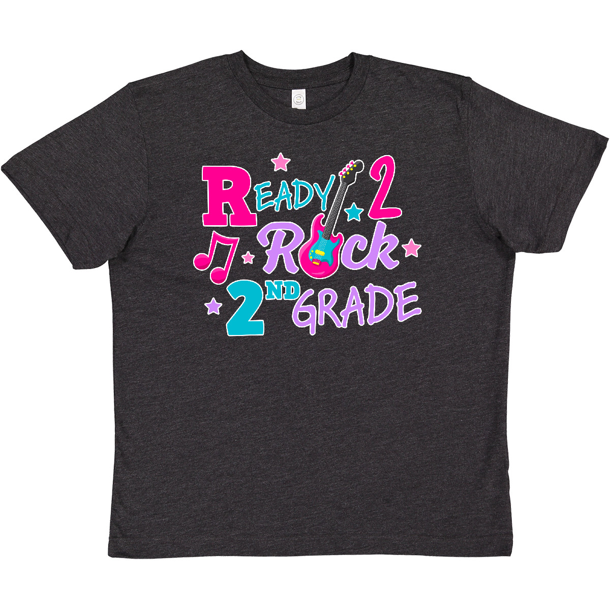 Inktastic Back To School Ready 2 Rock 2nd Grade Youth T-Shirt Star Tee Kids Teen - Picture 9 of 11
