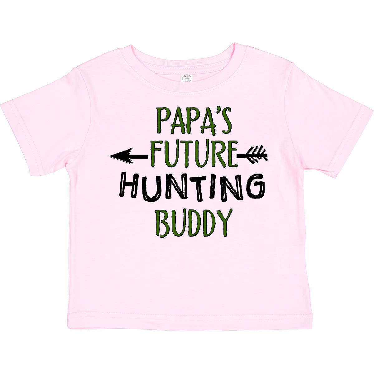 Inktastic Papas Future Hunting Buddy Toddler T-Shirt Family Papa Daddy Dad Kid - Picture 4 of 7