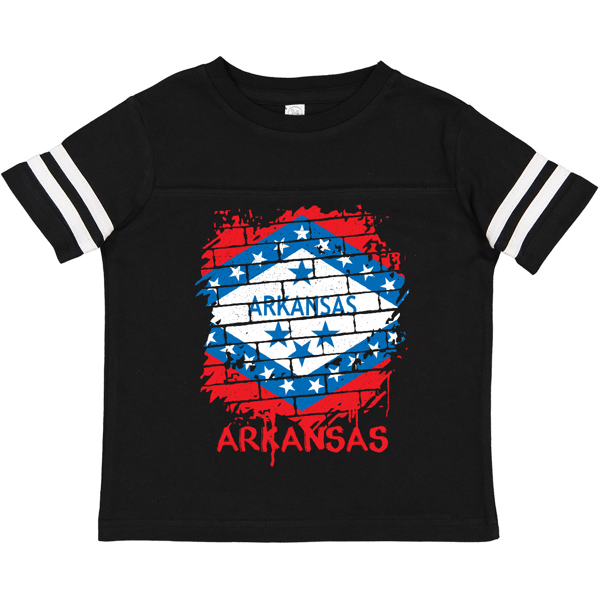 Inktastic Graffiti Arkansas State Flag Toddler T-Shirt Pinkinkartkids America - Picture 3 of 7