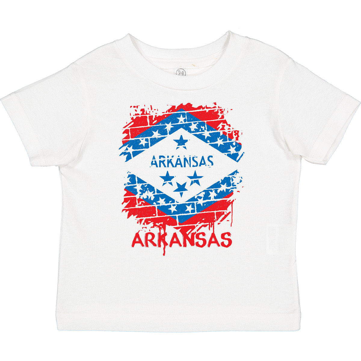 Inktastic Graffiti Arkansas State Flag Toddler T-Shirt Pinkinkartkids America - Picture 7 of 7