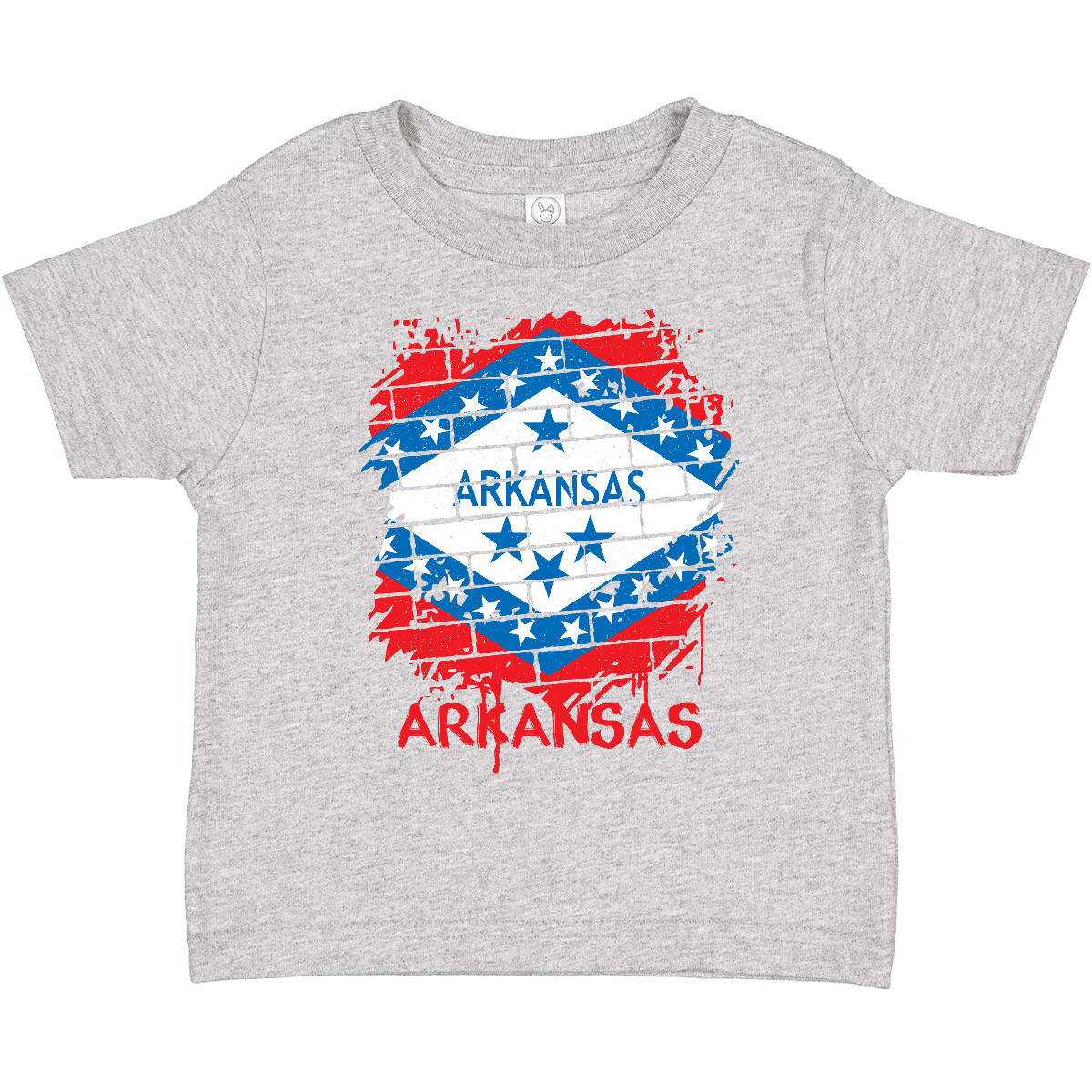 Inktastic Graffiti Arkansas State Flag Toddler T-Shirt Pinkinkartkids America - Picture 4 of 7